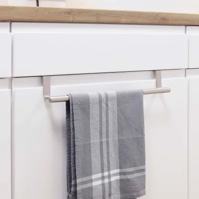 Obrázek produktu pro Kuchyňský držák na ručníky z nerezové oceli Rozměry: přibližně 40 x 8,5 x 7 cm