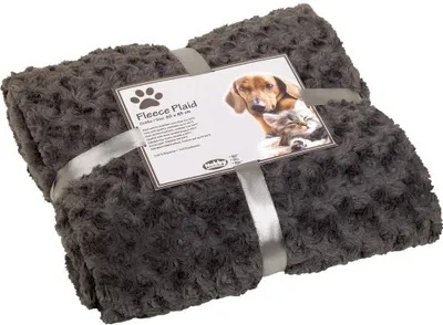 Produktbild von Fleece Plaid "SUPER SOFT", M, grau