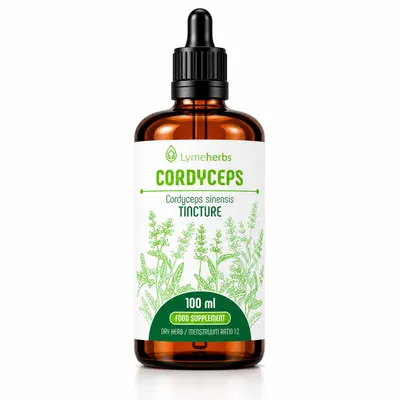 Produktbild von Cordyceps Tinktur 1:2 (100ml), KI-generiertes Bild