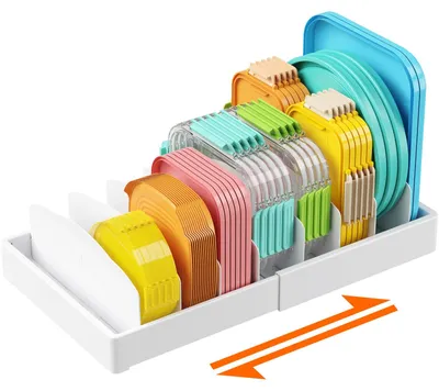 Immagine prodotto di Omgoods - Organizzatore estensibile per cassetti da cucina, regolabile da 25 a 44 cm