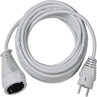Produktbild von Brennenstuhl Qualitäts-Kunststoff-Verlängerungskabel 10m weiß H05VV-F 3G1,5, 1168460