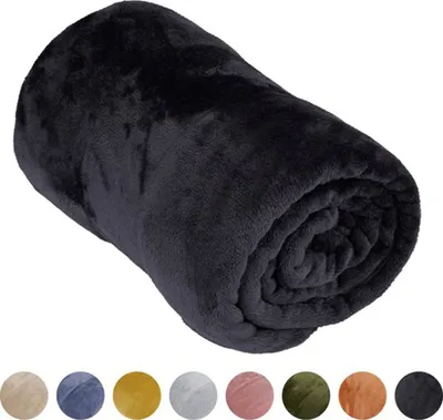 Zdjęcie produktu dla Arti Casa koc polarowy 150 x 200 CM przytulny koc sofa koc narzuta 1-osobowa sofa koc dekoracja salon można prać w pralce ciemnoszary