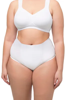 Produktbild von Ulla Popken Damen Bodice Briefs, Body Shaping Insert, High Waist, Shapewear Unte