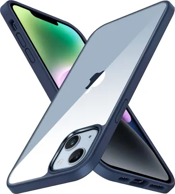 Image de COQUE EN SILICONE BLEUE + VERRE TREMPÉ POUR APPLE IPHONE 14 Plus A2886