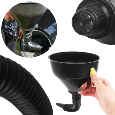 Produktbild von Benzintrichter Kunststoff Benzin Trichter Flexibel Kraftstofftrichter