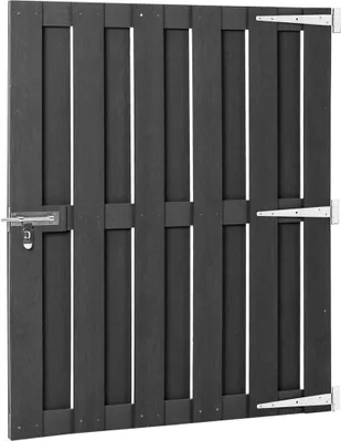 Produktbild von vidaXL Gartentor WPC 100x112 cm Grau