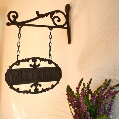 Produktbild von Schild Welcome, Hausschild fürWohnung oder Garten, Ferienhaus+Schrebergarten