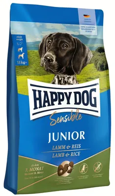 Immagine prodotto di Happy Dog cibo secco Sensible Junior Agnello e Riso 10 kg