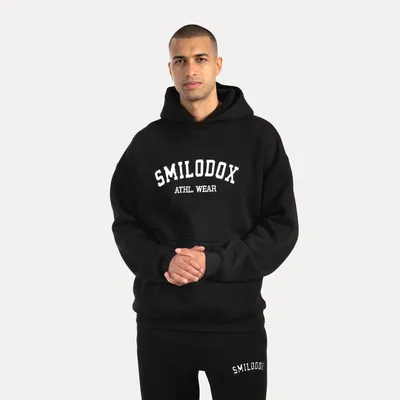 Produktbild von Smilodox Herren Hoodie Kayson - Oversize Fit langarm Oberteil mit Kapuze