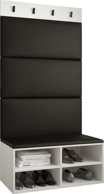 Produktbild von Garderobe MIRO Set 2 mit gepolsterten Paneelen Industrial Design