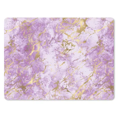 Produktbild von MuchoWow® Mauspad Mousepad Gold - Marmor - Muster - Lila 40x30 cm - Mousepads - Maus Mat - Pad - Mausunterlage - Anti Rutsch