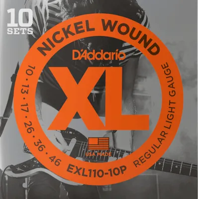 Produktbild von D'Addario EXL110-10P - regular light (010-046)