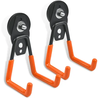 Zdjęcie produktu dla Solidchoice - 2 mocne, magnetyczne haczyki do kuchni i garażu
