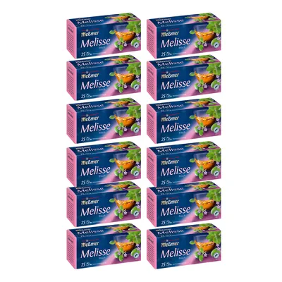Produktbild von Meßmer Melissen Mischung mild Geschmack mit Anis 50g 12er Pack