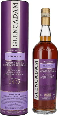 Produktbild von Glencadam RESERVA PX Small Batch 46% Vol. 0,7l in Geschenkbox