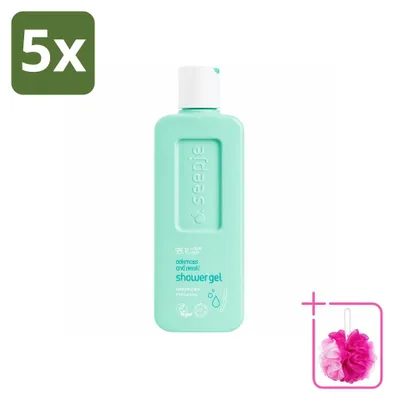 Immagine prodotto di 5 flaconi di gel doccia Seepje - Eichenmoos e Neroli - 300 ml - Confezione risparmio - 5 pezzi