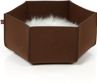 Immagine prodotto di AVA | Tana del gatto in feltro | Gatto canadese | taglia M | marrone