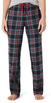 Obrázok produktu pre Pyžamové nohavice Amazon Essentials pre dámy, flanelové, čierno-biele karované, veľkosť M
