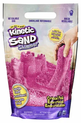 Produktbild von Spin Master|Amigo|Kinetic Sand Kinetic Sand Glitzer Sand Crystal Pink (907g)