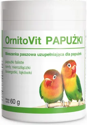 Zdjęcie produktu dla OrnitoVit Papużki witaminy dla papug Dolfos 60g