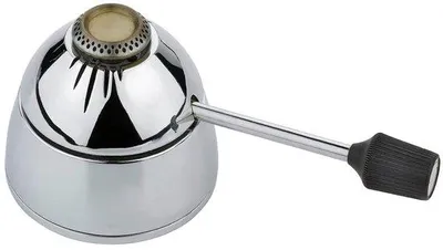 Produktbild von Famanu Fondue-Gasbrenner aus Edelstahl - 7,4 x 9,2 x 16,6 cm