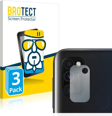 Produktbild von 3x BROTECT Schutzglas für Samsung Galaxy M30s (NUR Kameraschutz) Schutzfolie Panzer Folie Glas Display Schutz klar