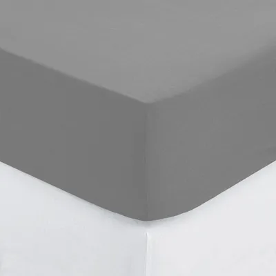 Immagine prodotto di Lenzuolo con elastico, 160 x 200 cm, cotone, grigio