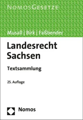 Produktbild von Landesrecht Sachsen