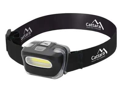 Image de Cattara 13128 - Lampe frontale HORNET 130lm COB 3xAAA