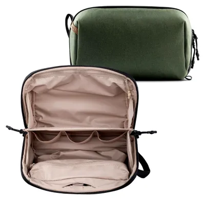 Produktbild von Kulturbeutel für Herren, wasserdicht und zum Aufhängen, grüne Reisetasche für Kosmetikartikel