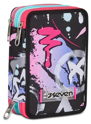Immagine prodotto di Seven 300102400-899 astuccio per matita Astuccio portamatite Poliestere Multicolore