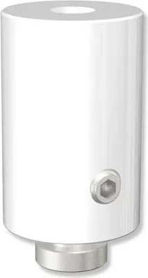 Produktbild von Interdeco Gardinenschienen-Deckenträger, Weiß Modell Sonius 2,5 cm (Packung 2 Stk.)