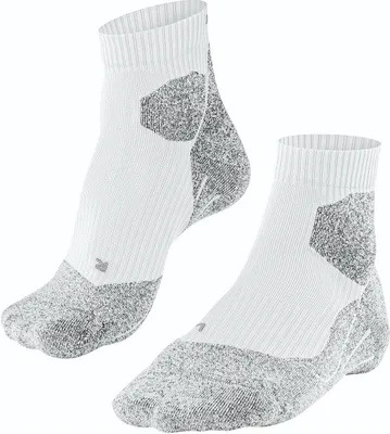 Image de Chaussettes FALKE RU Trail pour homme, blanc et motifs, pointures 39-41