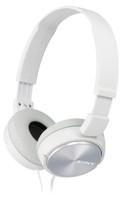 Obrázek produktu pro Sony MDR-ZX310, Kabel, 10 - 24000 Hz, Hudba, 125 g, Sluchátka, Bílá