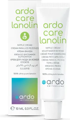 Obrázok produktu pre Lanolínová masť na bradavky 10ml 100% lanolín / Ardo Medical