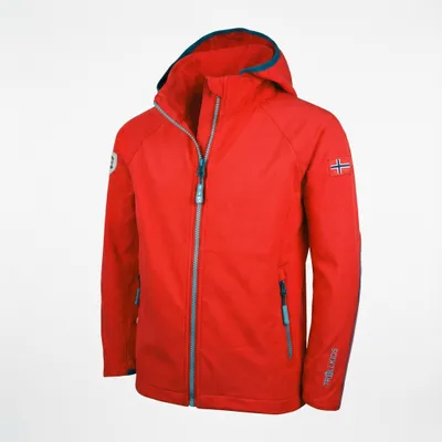Produktbild von Trollkids Kinder Wasserdichte Jacke Rot 328-414 Grösse 104