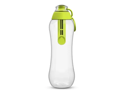 Produktbild von PearlCo 5014, Wasserfiltration Flasche, 0,5 l, Grün, Transparent
