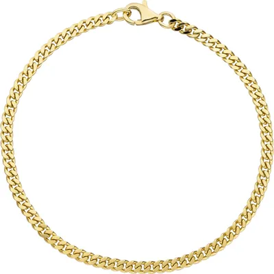 Produktbild von 3,5mm Goldarmband Panzer Armband 333 Gold Gelbgold Uni 21cm