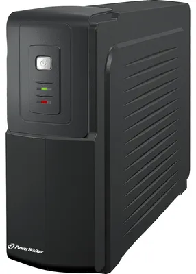 Produktbild von BlueWalker PowerWalker VFD 600, 600 VA, 300 W, 170 V, 12V / 7Ah, 10 h, Schwarz