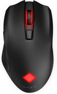 Produktbild von OMEN by HP Vector - Maus - Für Rechtshänder - 6 Tasten - kabellos, kabelgebunden - USB-C - für ENVY x360 Laptop, Pavilion Gaming Laptop 15, Pavilion Laptop 15, Pavilion x360 Laptop