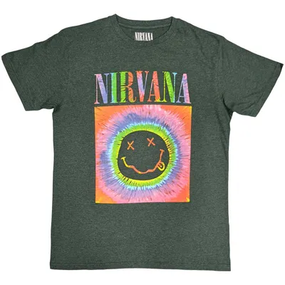 Immagine prodotto di Nirvana Happy Face Glow Box Green XL Maglietta