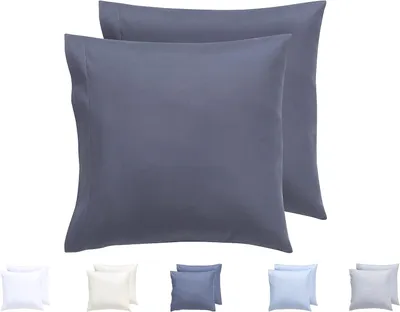 Image de Ensemble de 2 taies d'oreiller en microfibre extra-douces et hypoallergéniques