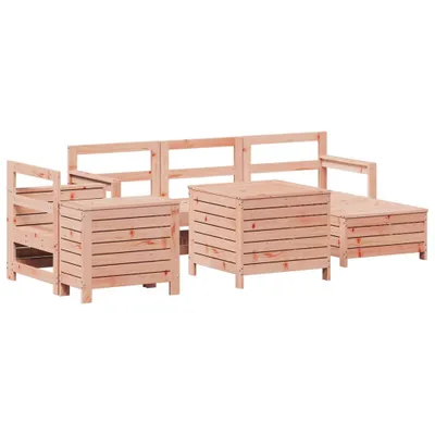 Produktbild von vidaXL 7-tlg. Garten-Sofagarnitur Massivholz Douglasie