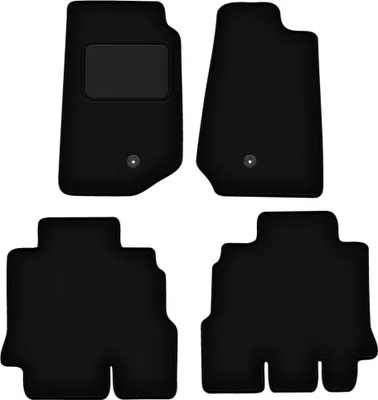 Produktbild von Schwarze Velours-Fußmatten für: Jeep Wrangler III JK Offroad (2006-2017)