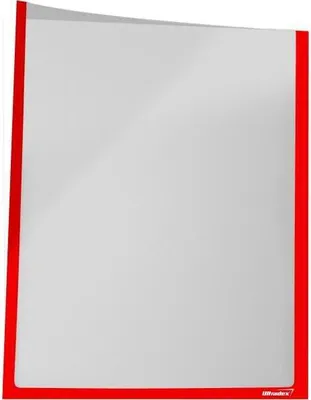 Produktbild von Infotasche für DIN A3 hoch selbstklebend VE= 1 Stück rot