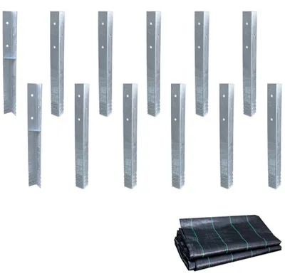 Produktbild von Winkelanker Wickey SolidLock mit Unkrautvlies 12 Stück