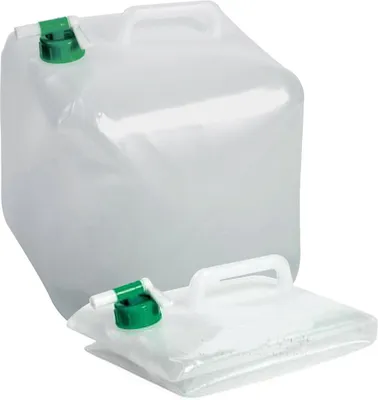 Image de EDA 010542 NA CX12 EDA Bidon d'eau avec robinet, 15 litres, pliable