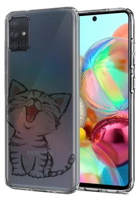 Produktbild von Motiv TPU Cover für Samsung Galaxy A41 Hülle Silikon Case mit Muster Handy Schutzhülle