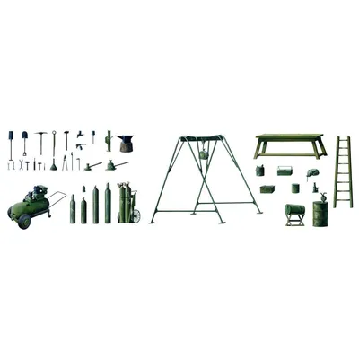 Immagine prodotto di 1:35 Kit di montaggio "Feldwerkstatt" per diorami