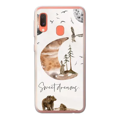 Produktbild von MuchoWow® Handyhülle Schutzhülle Hülle für Samsung Galaxy A20e Zitate - Kinder - Sprichwörter - Süße Träume - Jungen - Mädchen - Kinder Silikon Softcase Handy Hülle - Abdeckung